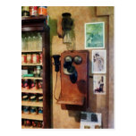 Téléphone démodé carte postale
