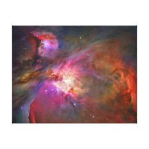 TÉLESCOPE de HUBBLE "nébuleuse d'Orion" SUR le cad Toile Tendue