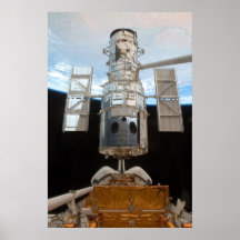 Télescope spatial et Atlantide de Hubble Posters