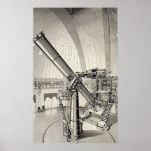 Télescope vintage affiches