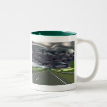 Tempête sur l'horizon mugs à café