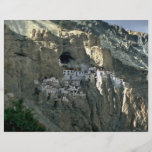 Temple de caverne, Zanskar, Inde Prospectus En Couleur