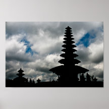 temple de culte de Bali Indonésie Posters