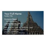 Temple thaïlandais à Bangkok, Thaïlande Cartes De Visite Professionnelles