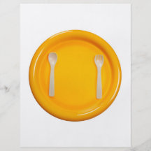 Temps de repas d'enfants prospectus personnalisés