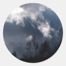 Temps orageux - nuages foncés adhésifs