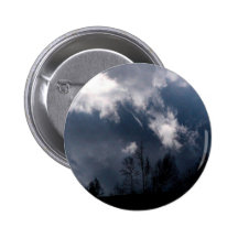 Temps orageux - nuages foncés badges avec agrafe