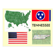 Tennessee, de V.S. Wens Kaarten