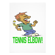 Tennis elbow faire-parts