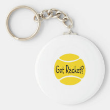 Tennis obtenu de raquette porte-clé