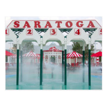 Terrain de jeux de piscine de Saratoga Springs Cartes Postales