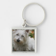 Terrier des montagnes occidental Keychain Porte-clés