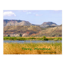 Terry, Montana Carte Postale