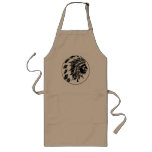 Tête de chef indien tablier