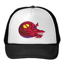 Tête de dragon dragon head casquette de camionneur