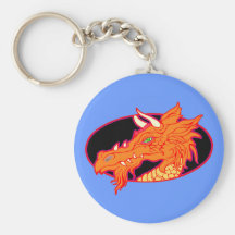 Tête de dragon dragon head porte-clefs