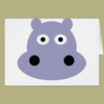 tête d'hippopotame cartes