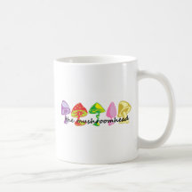 têtes de champignon mug