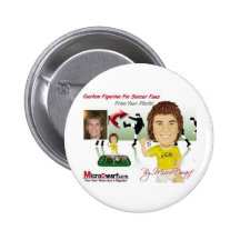 Têtes de secousse de Bobbleheads Bobblehead Badges Avec Agrafe