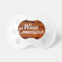 Tétine drôle de bébé de connaisseur de vin de gémi