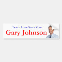 Texan Eenzame Stem van Sterren Bumperstickers