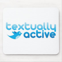 Textuellement Active sur le service de mini-messag Tapis De Souris