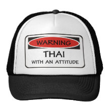 Thai met een Houding Petten Met Netje