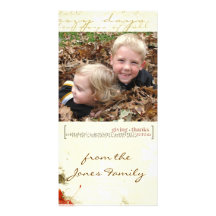 thanksgiving Photcard Carte Avec Photo