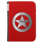 Thé d'insigne du Texas Coque Folio Kindle