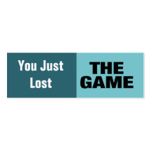 The Game Visitekaartjes Sjabloon