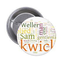 The Posthumous Papers of the Pickwick Club Buttons