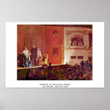 Théâtre Du Gymnase (Paris) par von de Menzel Adolp Poster