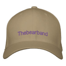 Thebearband a brodé le chapeau chapeaux brodés