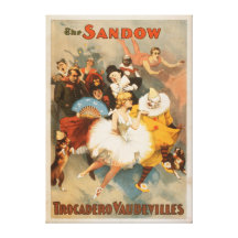 Thème de carnaval de vaudevilles de Sandow Trocade Toiles Tendues