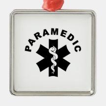 Thème de logo d'infirmier ornement de noël