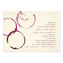 Thème nuptiale de vin rouge de l'invitation | de d