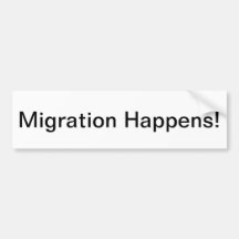 #themigration autocollant pour voiture