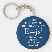 Théorie de Drunkativity Keychain Porte-clefs