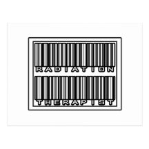 Thérapeute de rayonnement de code barres carte postale