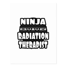 Thérapeute de rayonnement de Ninja Carte Postale