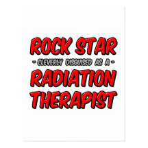 Thérapeute de rayonnement de vedette du rock… cartes postales