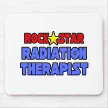 Thérapeute de rayonnement de vedette du rock tapis de souris