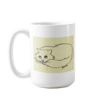 Thomas le chat tasse à café