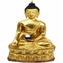 Tibetan-geneeskunde-Boedha beeldhouwde keychain Foto Uitsnede
