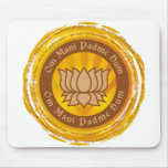 Tibetan Mantra Bloem van Lotus Muis Matten