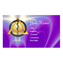 TIGE DE L'ART DENTAIRE DE DENTISTE D'ASCLEPIUS MODÈLES DE CARTES DE VISITE
