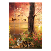 Tigre d'invitation à l'oscillation