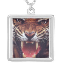 Tigre fou pendentifs personnalisés