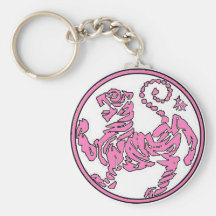 Tigre rose Keychain d'économie Porte-clé