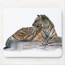Tigre sauvage Mousepad Tapis De Souris